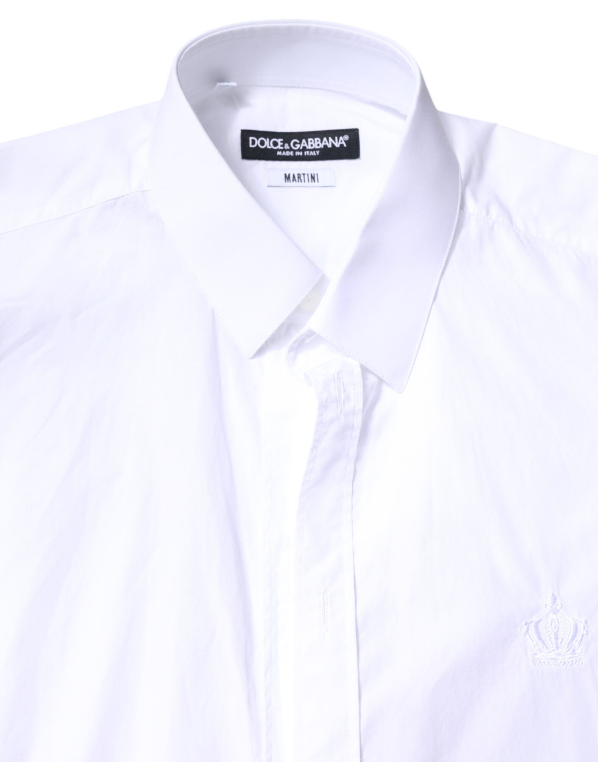 Dolce & Gabbana White MARTINI Cotton Shirt for Men